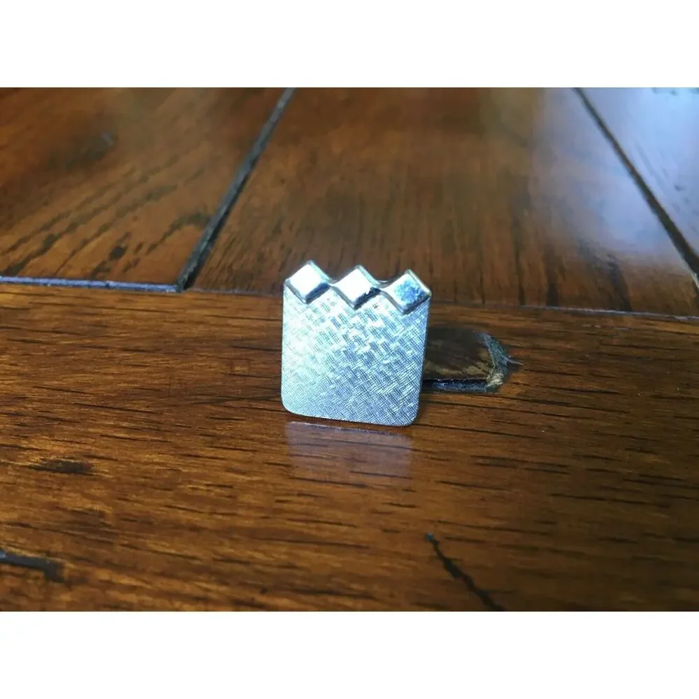Vtg Silvertone Square and Diamond Shape Cufflinks, Patented